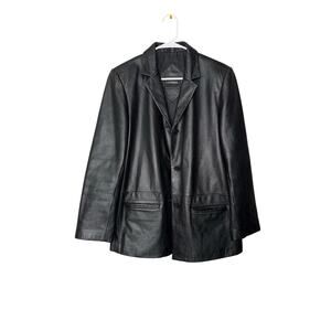 Women’s Outbrook Genuine Black Leather Jacket